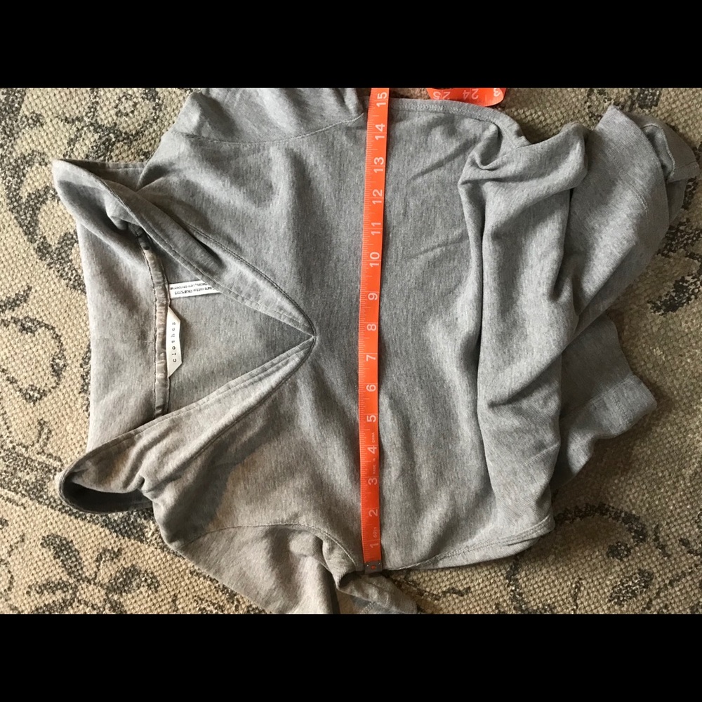 Clothes | Heather Gray Sailor Collar Top - Picture 7 of 7